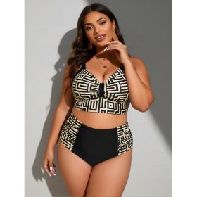 Women's 2-piece Casual Swimsuit Set M178 (Option: 2XL)
