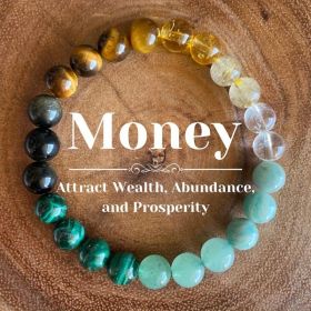 Universal Natural Stone Bracelet Citrine Dongling Stone Malachite Bracelet (Option: Cz038)