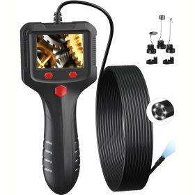 HD Dual-Lens Waterproof Endoscope Camera With Built-in Lights  Inspection Endoscope (Option: 15 m)