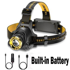 99000000LM StÃ¤rkste Wiederaufladbare Stirnlampe Superhelles LED Kopf Taschenlamp (Option: 1pc)