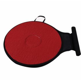 360 Degree Rotation Seat Cushion Mats For Chair Car Office Home Bottom Seats Breathable Chair Cushion For Elderly Pregnant Woman (Option: Circle-Red)