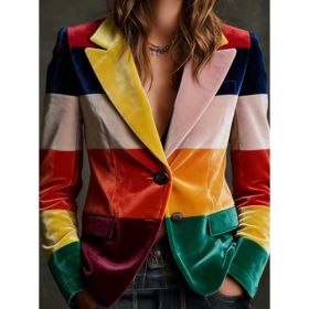 Casual Retro Stand Collar Coat (Option: Style4-S)