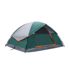 2&4 Person High Quality Camping Tent With Tent Fly, Easy Setup Dome Tent With Mesh Windows & Skylights, Lightweight Portable Tent For Outdoor Camping, (Option: GreenTwopeople)
