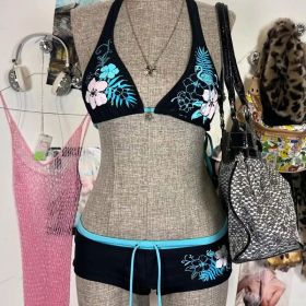 Spring And Summer Fashion Trend Sexy Bikini Suit (Option: Black Suit-S)