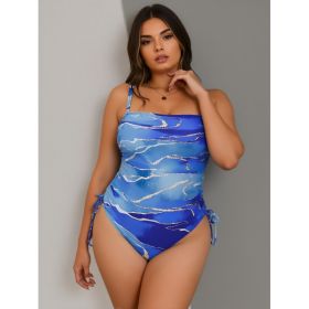Women's One-piece Casual Swimsuit M089 (Option: 2XL)