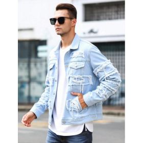 Korean Version Of Loose-fitting Denim Jacket (Option: Y030S)