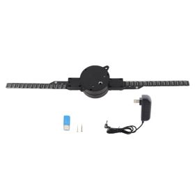 3D Hologram Fan 16.5in 2000x224 WiFi 3D Projector With 224 LED Light Beads For Business Store Advertising 100â€‘240V US Plug (Option: Default)
