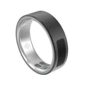 Smart Ring Health Tracker Fitness Ring Heart Rate Blood Oxygen Sleep Monitor Smart Ring For Men Women (Option: Black-07)