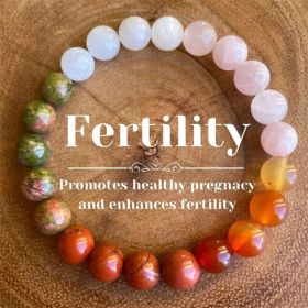 Peach Blossom Natural Stone Bracelet Female High Sense (Option: Fertility Bracelet)