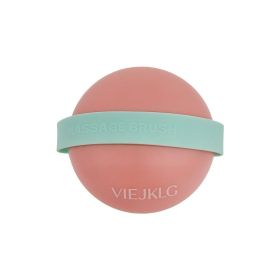 VIEJKLG Detachable Hair Styling Product Comfort Scalp Massage Brush Waterproof Personal Cleaning Bathroom Accessory Shampoo Tool (Option: pink)