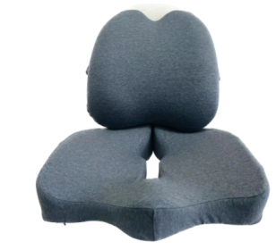 Memory Foam Seat Cushion Breathable Beautiful Buttocks Chair (Option: Dark gray set)