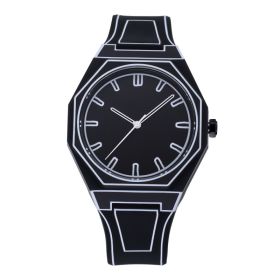 Deep Waterproof Watch Comic Style (Option: Black)