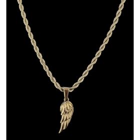 Necklaces (Option: Silver-Wing rope necklac)