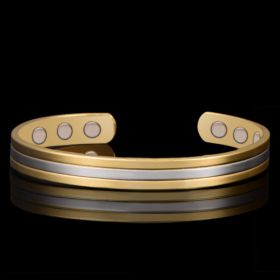 SOURCE Health Bracelet Magnet Simple Men And Women (Option: Double Color 6Magnetic)