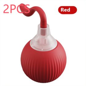 Interactive Cat Toy Ball Super Drive Cat Rolling Ball (Option: Magic Tail Style Red 2PCS)