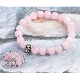 Crystal Beaded Bracelet (Option: Powder crystal)