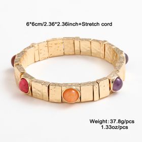 European And American Style Bracelet Design Popular Imitation Jewelry (Option: DNXB041041color)
