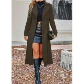 Fashionable New Women's Versatile Jacket (Option: Army Green-2XL)