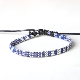 Hand Woven Rainbow Color Anklet Bohemian Style (Option: E)