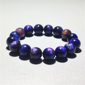 Star Sky Ball Peter Purple Tiger-eye Bracelet (Option: 12mm)
