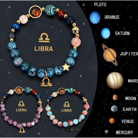Zodiac Bracelet (Option: Libra)