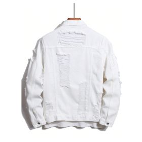 Korean Version Of Loose-fitting Denim Jacket (Option: Y037S)