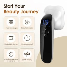 Amazon EMS Current Ultrasonic Fat Removal Machine SHEIN Massage Instrument Fat Burning Shaping TEMU Fat Dissolving Instrument Weight Loss Instrument (Option: Rose Gold)