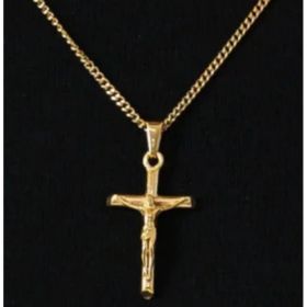 Necklaces (Option: Gold-Cross necklace)