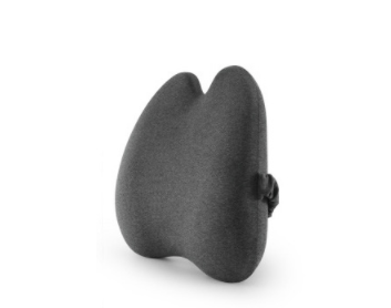 Memory Foam Seat Cushion Breathable Beautiful Buttocks Chair (Option: Dark gray waist support)