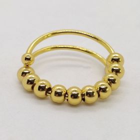 Accessories Amazon Ins Geometric Beaded Bracelet (Option: Gold-Stainless steel A style-1PC)