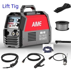 165 AMIG Welder, Four-in-one Multifunctional Welding Machine, With Wire-feed MIG  Gas MIG  LiftIG Manual Arc Welding, LED Digital Display And Synergis (Option: With cutting torch)