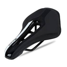 Bicycle seat mountain bike road bike (Option: Black and white)