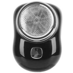 1 Set Electric Razor For Men Mini Shaver Portable Pocket Size Shaver USB Rechargeable Dry Usage For Home Travel Office (Option: 1Pc Black)