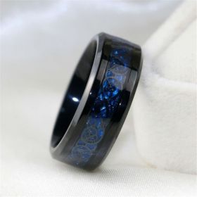 Crown love sapphire female ring (Option: Mens size10)