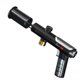 Weeding Igniter Portable Kitchen Household Barbecue Blowtorch (Option: Black)
