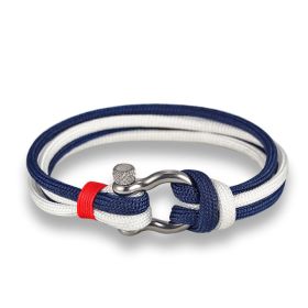 Umbrella bracelet (Option: White Blue)