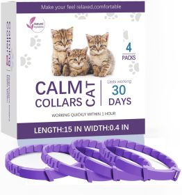 Pet Soothing Calming Collar Cat (Option: 4packs of cats)