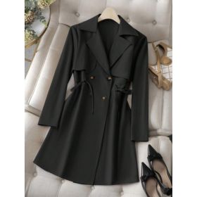 Women's Windbreaker With Drawstring Waist (Option: Black-3XL)