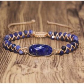 Handmade Creative Woven Bracelet Love Stone Winding Bracelet (Option: TR16978)