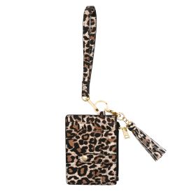 Silicone Bracelet Wrist Keychain Pendant (Option: K68456 Leopard Print)