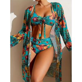 Women's Two-piece Casual Swimsuit P514-09 (Option: Design and color-M)