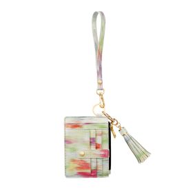 Silicone Bracelet Wrist Keychain Pendant (Option: K68456 Green)