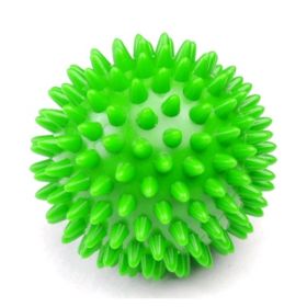 Hard thorn massage ball hand holding thorn ball touch training ball pvc acupressure massage ball yoga ball (Option: Green2-6.5cm)