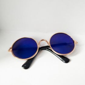 Pet Cat Glasses Cat Sunglasses (Option: Blue-M)