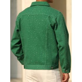 Formal And Well-fitting Denim Jacket (Option: Y036S)