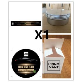 Car Diamond Crystal Wax Black Wax Coating Waxing Polishing Sewage Crystal Hard Wax (Option: White aluminum Package-Set1)