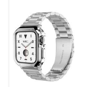 Stainless Steel For Watch IWatch Band (Option: Silver-41mm)