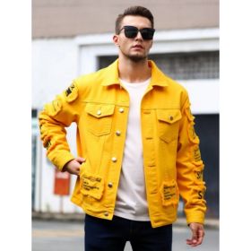 Korean-style Loose Denim Jacket (Option: Y042S)