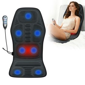 Massage Chair Pad,Back Massage With Heat,Massage Pad With 7Vibration Motors,Chair Massager For Office Chair, Massage Chair For Home Office Use (Option: Fleece fabric)