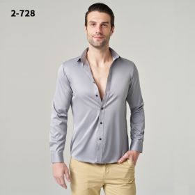 H-2-7 Workwear Shirt (Option: Grey 2XL)